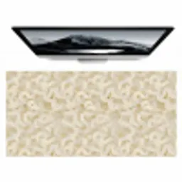 Abstract - Lijnen - Beige Muismat XXL klein 681 -zzz3d