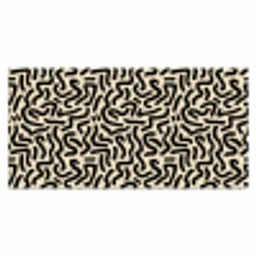 Abstract - Lijnen - Zwart Muismat XXL klein 681 -3d_leeg