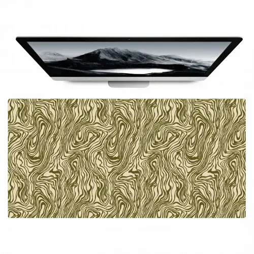 Abstract - Marmer - Groen Muismat XXL klein 681 -zzz3d