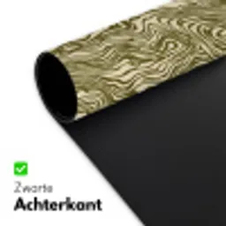 Abstract - Marmer - Groen Muismat XXL klein 681 -sfeer2