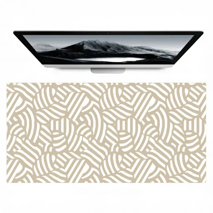 Abstract - Modern - Beige Muismat XXL klein 681 -zzz3d