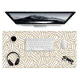 Abstract - Modern - Beige Muismat XXL klein 681 -3d