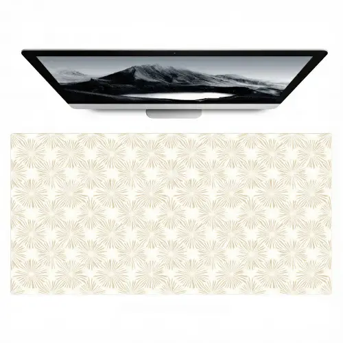 Abstract - Motief - Beige Muismat XXL klein 681 -zzz3d