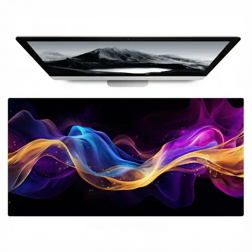abstract-neon-goud-gaming Muismat XXL klein -zzz3d