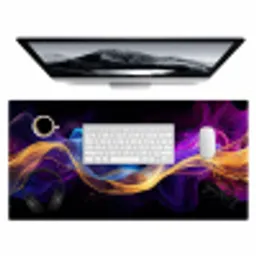 abstract-neon-goud-gaming Muismat XXL klein -3d