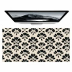 Abstract - Patroon - Zwart Muismat XXL klein 681 -zzz3d