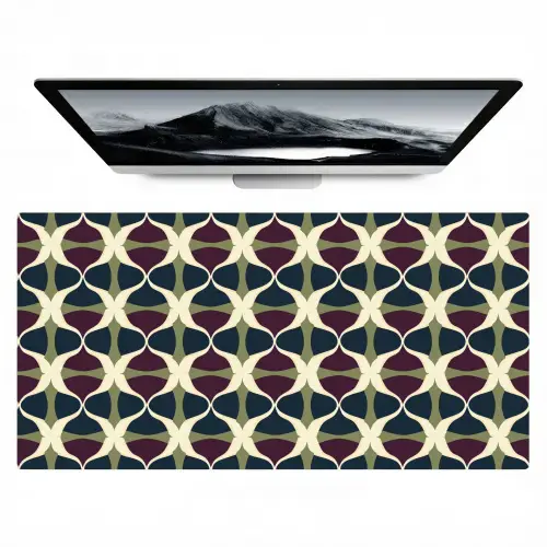 Abstract - Retro - Kleurrijk Muismat XXL klein 681 -zzz3d