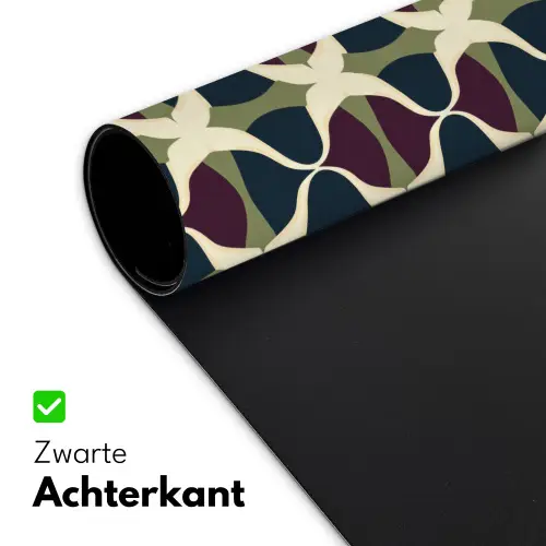 Abstract - Retro - Kleurrijk Muismat XXL klein 681 -sfeer2