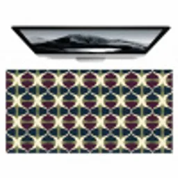 Abstract - Retro - Kleurrijk Muismat XXL klein 681 -zzz3d