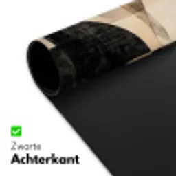 Abstract - Vormen - Modern - Beige Muismat XXL klein -sfeer2