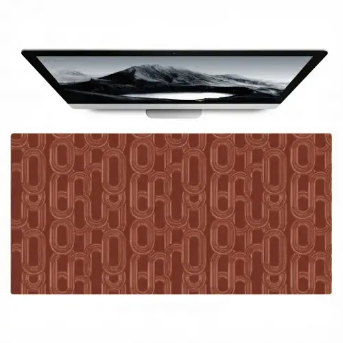 Abstract - Textuur - Bruin Muismat XXL klein 681 -zzz3d