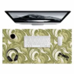 Abstract - Textuur - Groen Muismat XXL klein 681 -3d