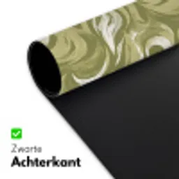 Abstract - Textuur - Groen Muismat XXL klein 681 -sfeer2