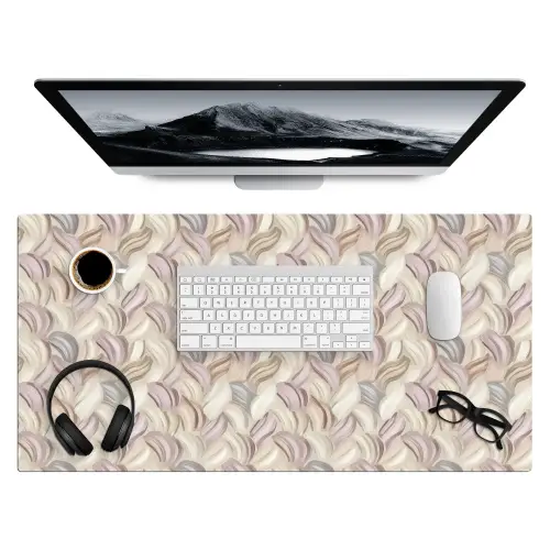 Abstract - Golvend - Pastel Muismat XXL klein 681 -3d