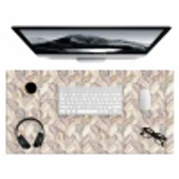 Abstract - Golvend - Pastel Muismat XXL klein 681 -3d