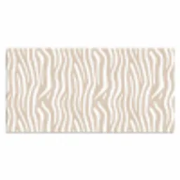Abstract - Zebra - Beige Muismat XXL klein 681 -3d_leeg