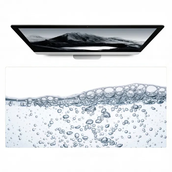 Luchtbellen - Water - Dynamisch Muismat XXL klein -zzz3d