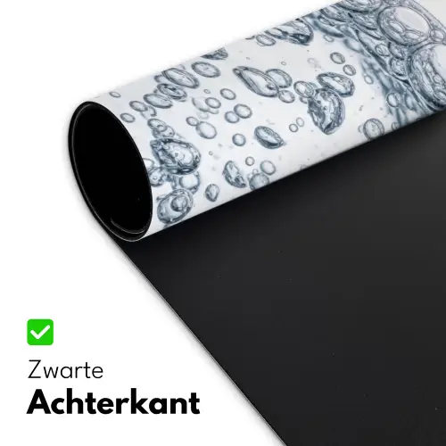 Luchtbellen - Water - Dynamisch Muismat XXL klein -sfeer2
