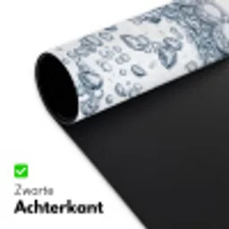 Luchtbellen - Water - Dynamisch Muismat XXL klein -sfeer2