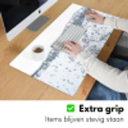 Luchtbellen - Water - Dynamisch Muismat XXL klein -sfeer3