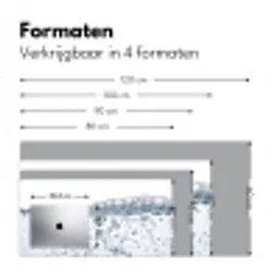 Luchtbellen - Water - Dynamisch Muismat XXL klein -sfeer5