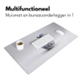 Appel - Blauw - Klassiek Muismat XXL klein -sfeer4