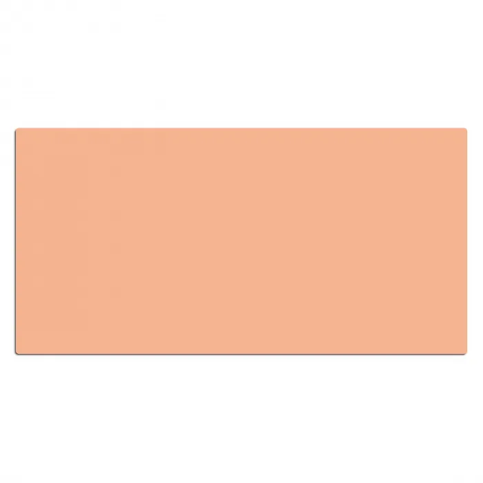 Abrikoos - Roze - Pastel - Effen - Kleur Muismat XXL klein -3d_leeg