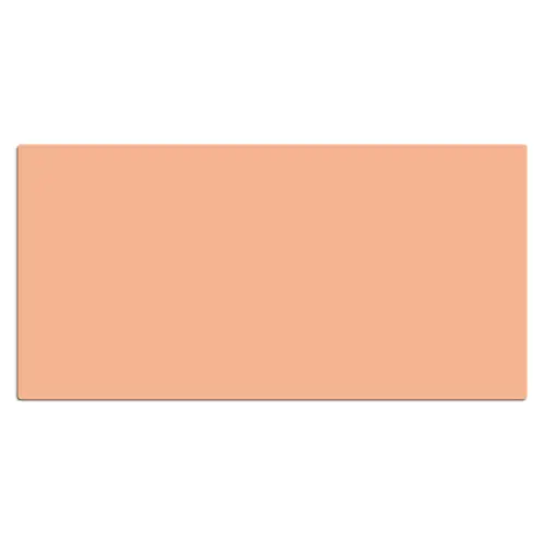 Abrikoos - Roze - Pastel - Effen - Kleur Muismat XXL klein -3d_leeg