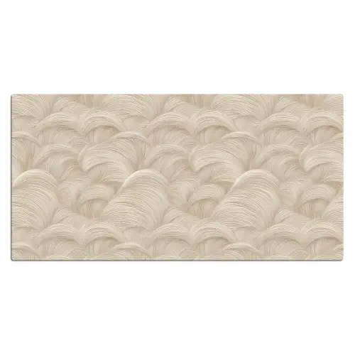 Bogen - Patroon - Beige Muismat XXL klein 681 -3d_leeg
