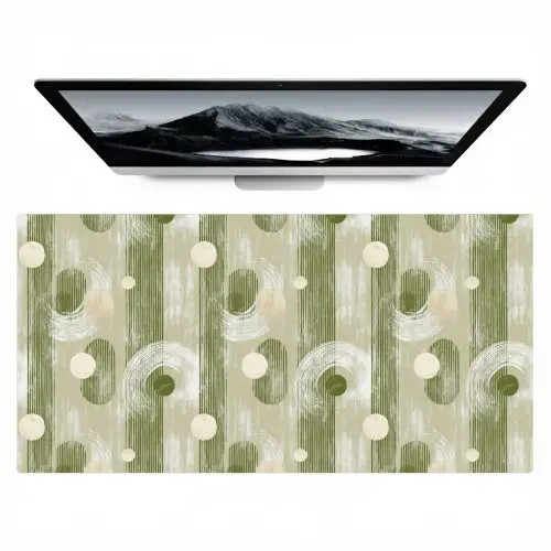 Artistiek - Modern - Groen Muismat XXL klein 681 -zzz3d