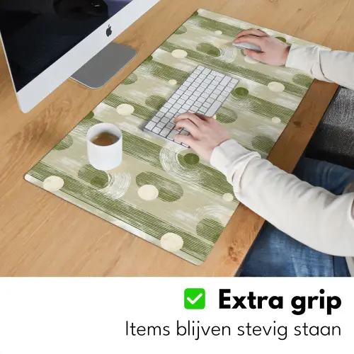 Artistiek - Modern - Groen Muismat XXL klein 681 -sfeer3