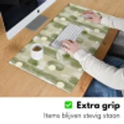 Artistiek - Modern - Groen Muismat XXL klein 681 -sfeer3