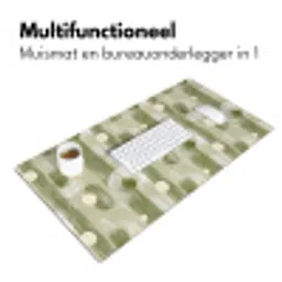Artistiek - Modern - Groen Muismat XXL klein 681 -sfeer4