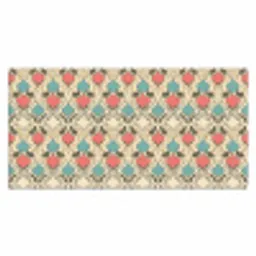 Barok - Retro - Kleurrijk Muismat XXL klein 681 -3d_leeg