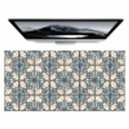 Barok - Tegel - Kleurrijk Muismat XXL klein 681 -zzz3d