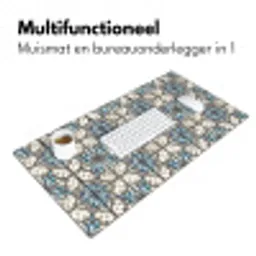Barok - Tegel - Kleurrijk Muismat XXL klein 681 -sfeer4