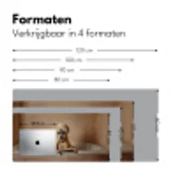 Bad - Hond - Boek - Zonnebril Muismat XXL klein -sfeer5