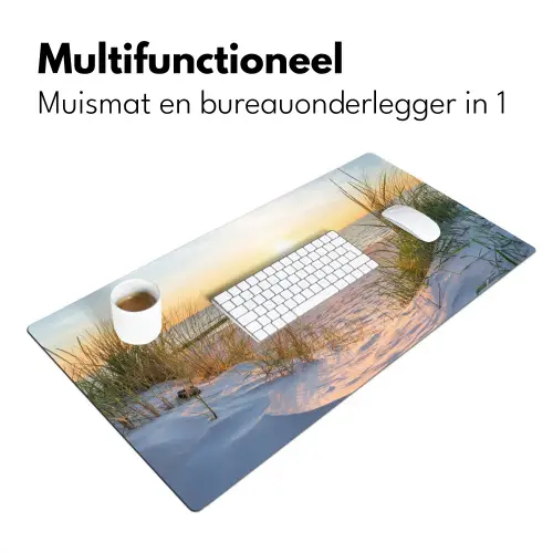 Strand - Zon - Duin - Gras - Zand - Horizon Muismat XXL klein -sfeer4