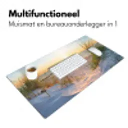 Strand - Zon - Duin - Gras - Zand - Horizon Muismat XXL klein -sfeer4