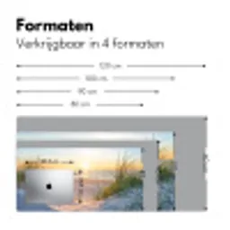 Strand - Zon - Duin - Gras - Zand - Horizon Muismat XXL klein -sfeer5