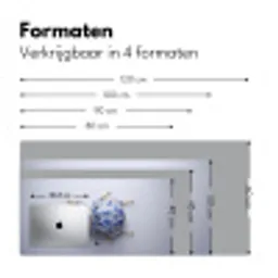 Kever - Delfts  - Blauw - Goud Muismat XXL klein -sfeer5