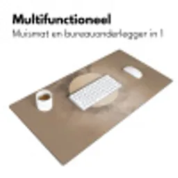 Vogel - Beige - Japandi Muismat XXL klein -sfeer4