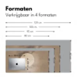 Vogel - Beige - Japandi Muismat XXL klein -sfeer5