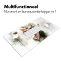 Bloesem - Portret - Gezicht Muismat XXL klein -sfeer4