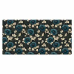 Botanisch - Bloemen - Blauw Muismat XXL klein 681 -3d_leeg