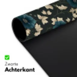 Botanisch - Bloemen - Blauw Muismat XXL klein 681 -sfeer2