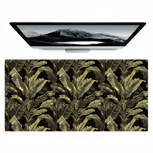 Botanisch - Bladeren - Groen Muismat XXL klein 681 -zzz3d