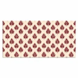 Botanisch - Patroon - Bordeaux Muismat XXL klein 681 -3d_leeg