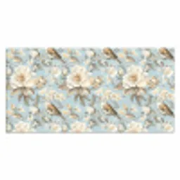 Botanisch - Zangvogel - Blauw Muismat XXL klein 681 -3d_leeg