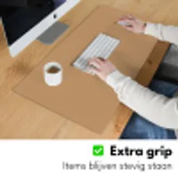Bruin - Effen print Muismat XXL klein -sfeer3